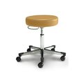 Midcentral Medical Physician Stool w/ Chrome Base, D handle, Ht.-Std., Gray MCM867-NB-HS-GRY